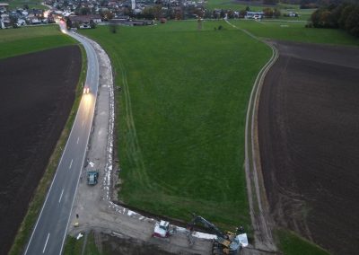 Errichtung Geh- und Radweg Prutting Ost in Richtung Reischach St2095